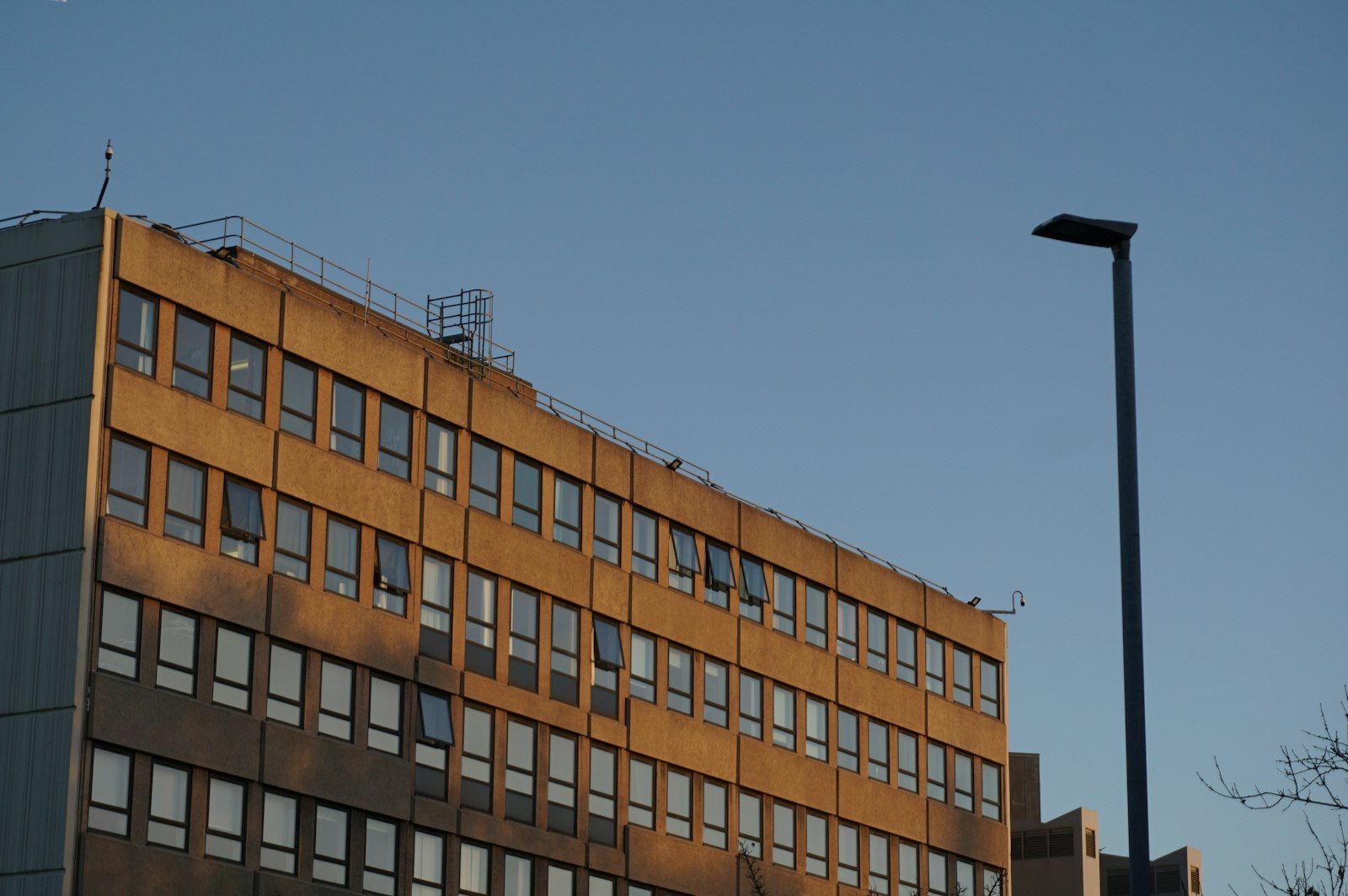 1960s office building of the kind converted into residential flats