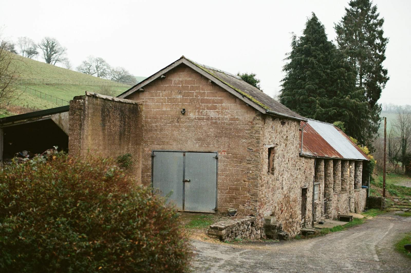 Stone barn converted into a family home